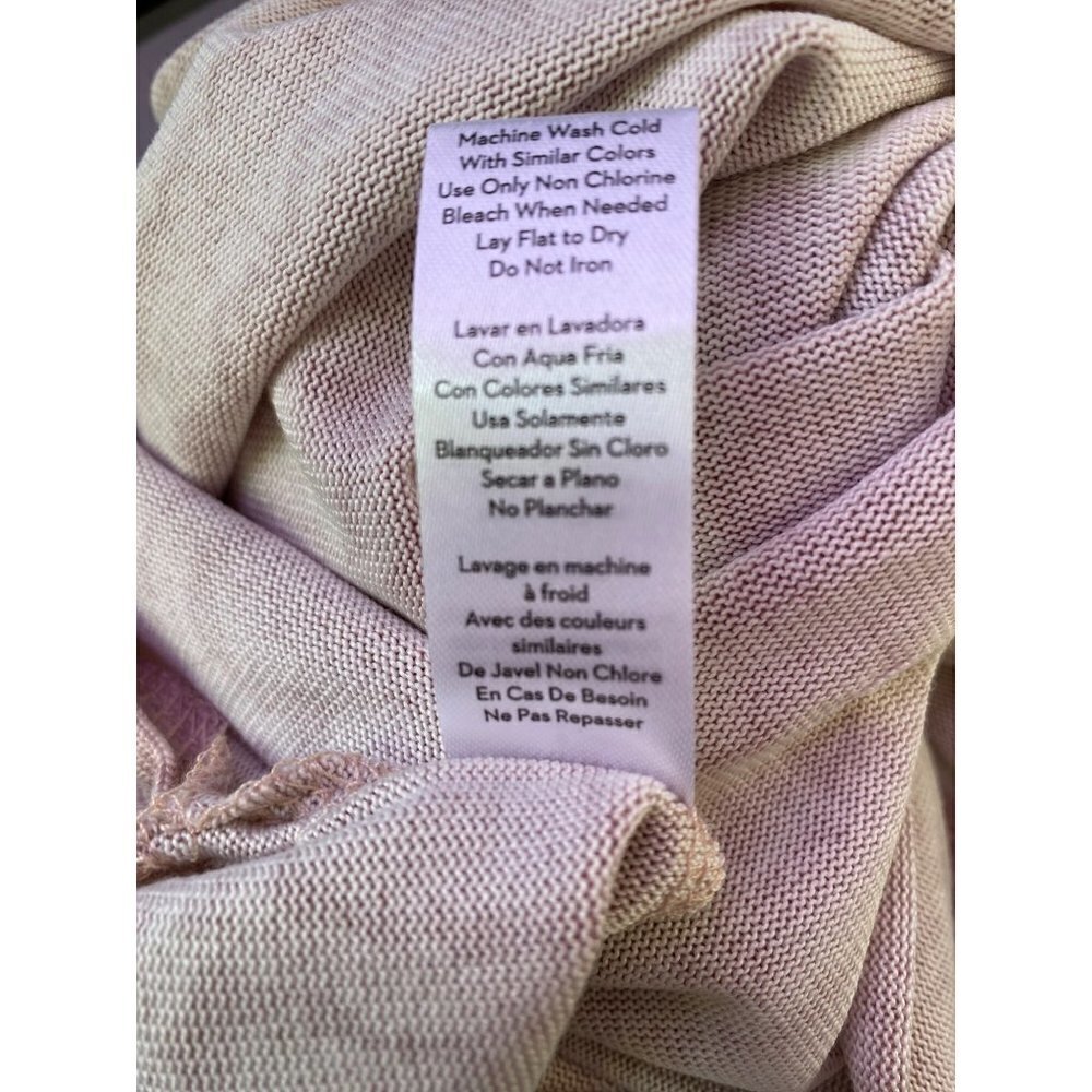New Nine West Oh So Soft Sleepwear Top Cobra Pink Women’s Size Small Long Sleeve - Picture 11 of 11